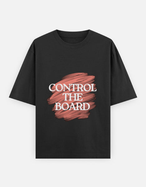 Control The Board-Oversized Unisex T-Shirt