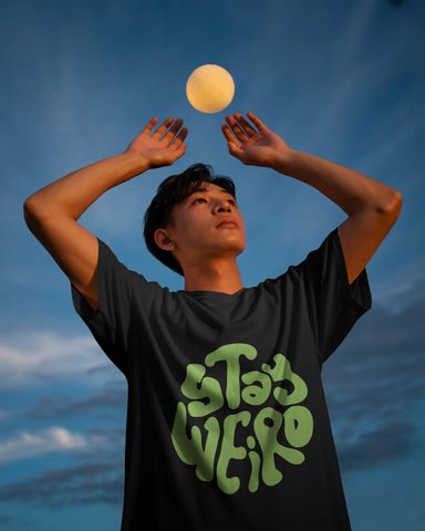 Stay Weird-Oversized Unisex T-Shirt