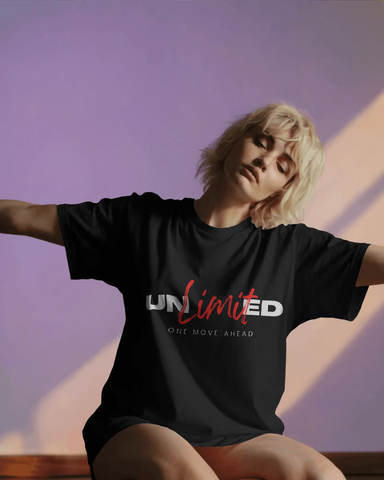 One Move Ahead-Oversized Unisex T-Shirt
